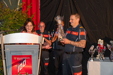 Brandweer finale wedstrijden brandbestrijding